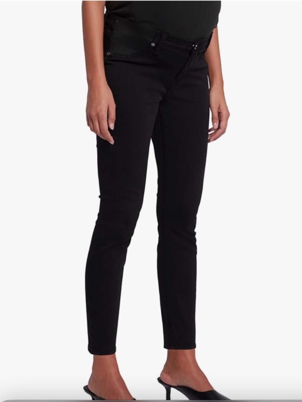Maternity Ankle Skinny Fit Jeans | 24, Black